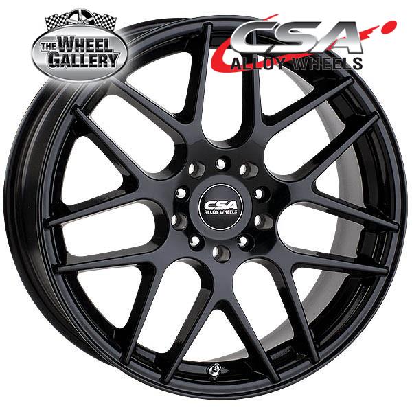 CSA MILAN GLOSS BLACK 16x6.5 4/100  P40 WHEEL