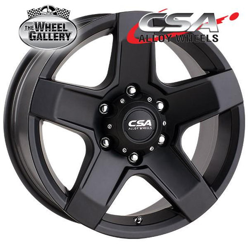 CSA OUTLAW SATIN BLACK 16x8 5/114.3  P35 WHEEL