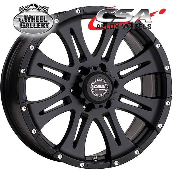 CSA RAPTOR LARGE CAP SATIN BLACK 16x8 5/150  P0 WHEEL