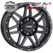 CSA RENEGADE TRAILER/CARAVAN SATIN BLACK 15x6.5 6/139.7  P0 WHEEL