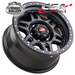 CSA MILITANT SATIN BLACK 17x9 6/139.7  P18 WHEEL