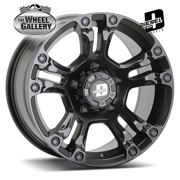 DIESEL BROOKLYN V2 BLACK MATT 17x9 5/150  P12N WHEEL