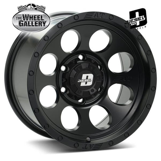 DIESEL DESERT MATT BLACK 17x8.5 5/120  P30P WHEEL