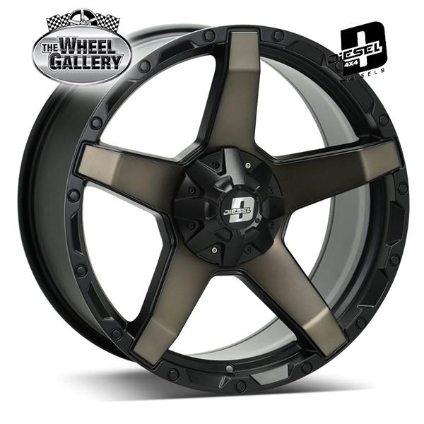 DIESEL EXODUS V2 DARK TINT 18x9 6/139.7  P20P WHEEL