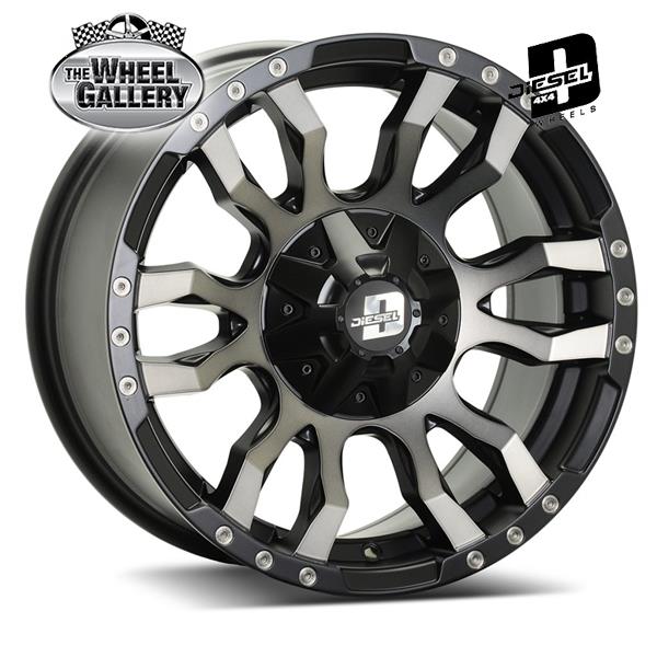 DIESEL FLORIDA GREY TINT 17x9 6/139.7  P35P WHEEL