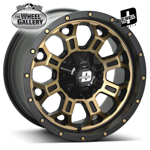 DIESEL HURRICANE BRONZE TINT 17x9 6/139.7  P0P WHEEL