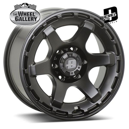 DIESEL MICHIGAN MATT BLACK 18x9 6/139.7  P20P WHEEL