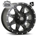 DIESEL OHIO MATT BLACK 17x8.5 6/139.7  P25P WHEEL