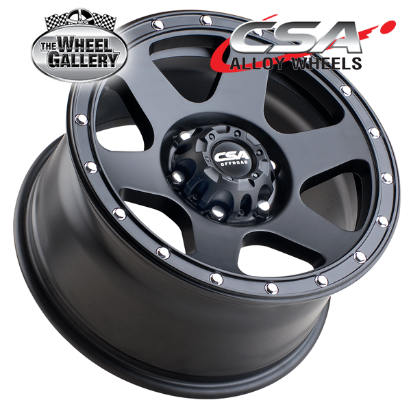 CSA DUNE SATIN BLACK 16x8 5/114.3  P35 WHEEL