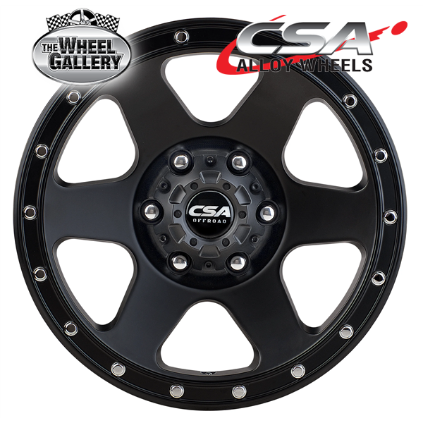 CSA DUNE SATIN BLACK 16x8 5/114.3  P35 WHEEL