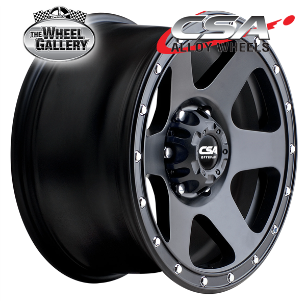 CSA DUNE SATIN BLACK 16x8 5/114.3  P35 WHEEL