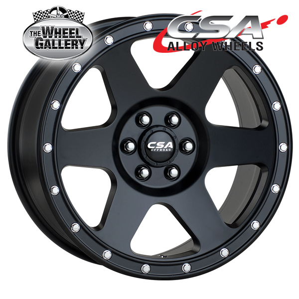CSA DUNE SATIN BLACK 16x8 5/114.3  P35 WHEEL