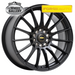 FORGEAUTO INDY SATIN BLACK 17x7 4/100  P40 WHEEL