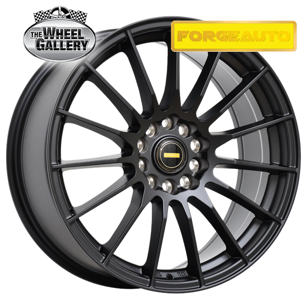 FORGEAUTO INDY SATIN BLACK 17x7 4/100  P40 WHEEL