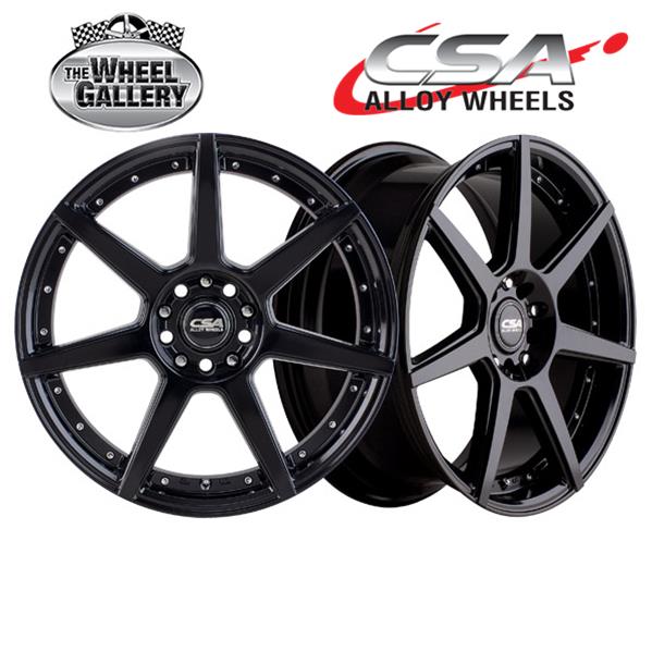 CSA HORNET GLOSS BLACK 15x6.5 4/100  P40 WHEEL