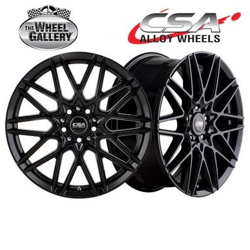 CSA HOTWIRE GLOSS BLACK 15x6 4/100  P40 WHEEL