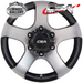 CSA MAGNUM II GLOSS BLACK MACHINED FACE 15x7 6/139.7  P10 WHEEL