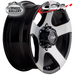 CSA MAGNUM II GLOSS BLACK MACHINED FACE 15x7 6/139.7  P10 WHEEL