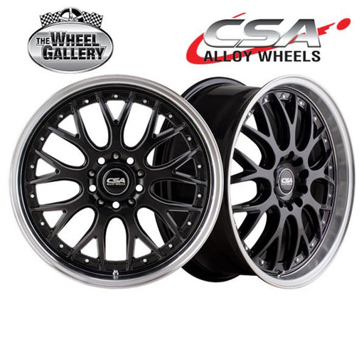CSA MAKO GUNMETAL BLACK MACHINED LIP 16x7 4/100  P40 WHEEL