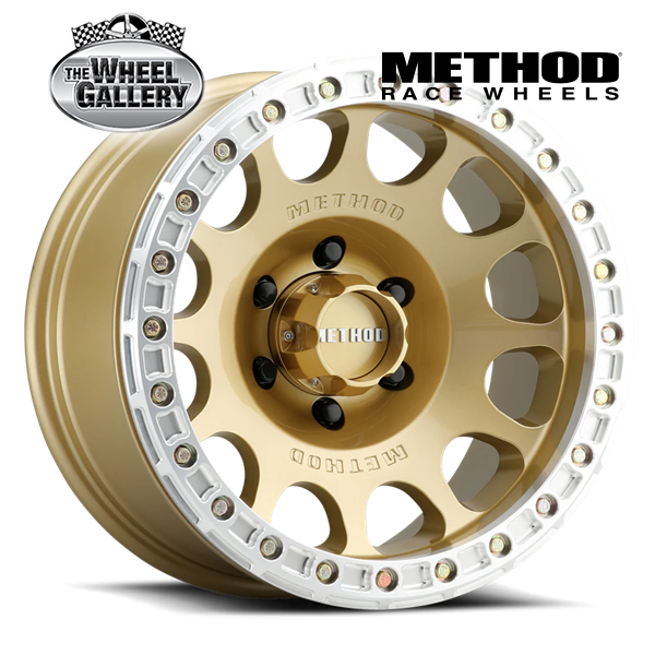 METHOD RACE WHEELS MR105 BEADLOCK GOLD 17x9 6/139.7  N38 WHEEL