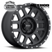 METHOD RACE WHEELS MR306 MESH MATTE BLACK 16x8 6/139.7  P0 WHEEL