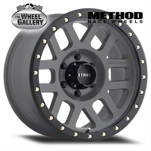 METHOD RACE WHEELS MR309 GRID MATTE BLACK 17x8.5 6/135  P0 WHEEL