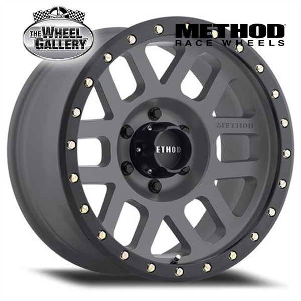 METHOD RACE WHEELS MR309 GRID MATTE BLACK 17x8.5 6/135  P0 WHEEL
