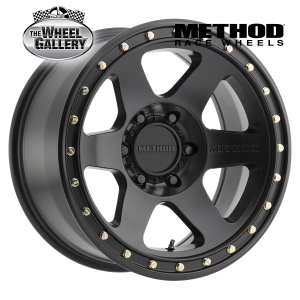 METHOD RACE WHEELS MR310 CON6 MATTE BLACK 17x8.5 5/139.7  P0 WHEEL