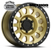METHOD RACE WHEELS MR315 GOLD - BLACK LIP 17x8.5 6/135  P0 WHEEL
