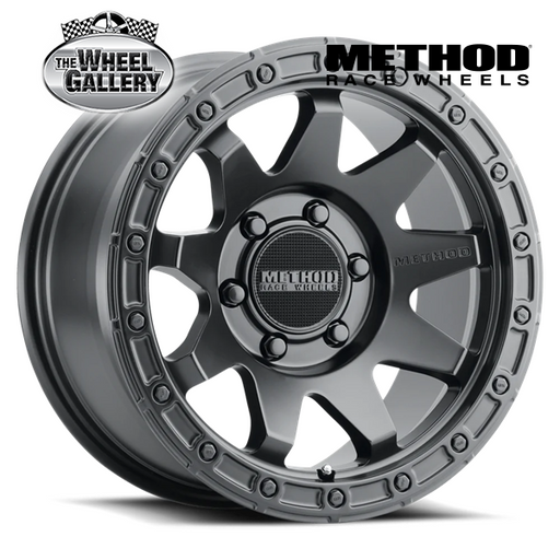 METHOD RACE WHEELS MR317 HD MATTE BLACK 18x9 6/135  P18 WHEEL