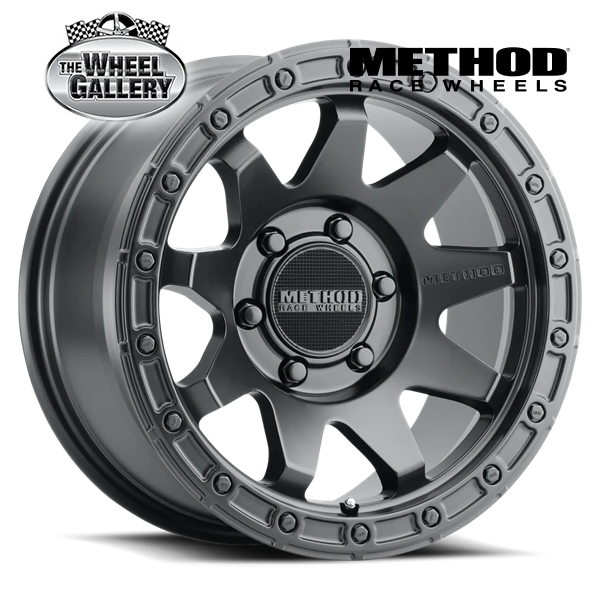 METHOD RACE WHEELS MR317 HD MATTE BLACK 18x9 6/135  P18 WHEEL