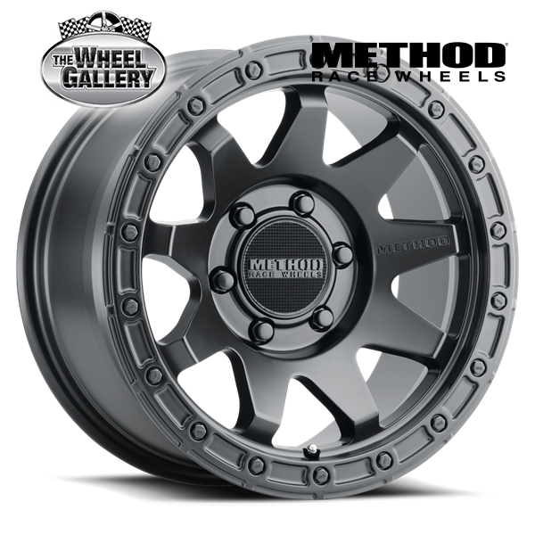 METHOD RACE WHEELS MR317 MATTE BLACK 20x9 6/139.7  P0 WHEEL