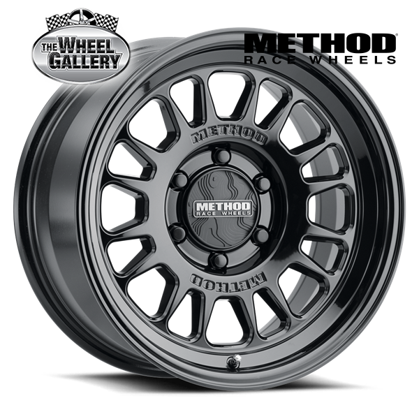 METHOD RACE WHEELS MR318 GLOSS BLACK 17x8.5 6/135  P0 WHEEL