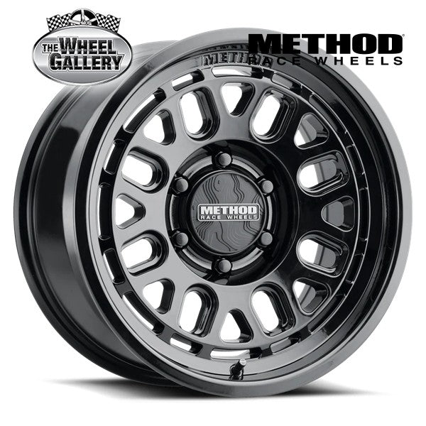 METHOD RACE WHEELS MR321 GLOSS BLACK 17x8.5 6/135  P0 WHEEL