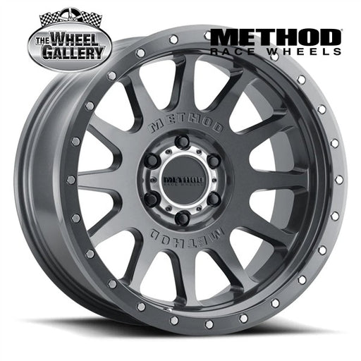 METHOD RACE WHEELS MR605 NV GLOSS TITANIUM 20x10 6/139.7  N24 WHEEL