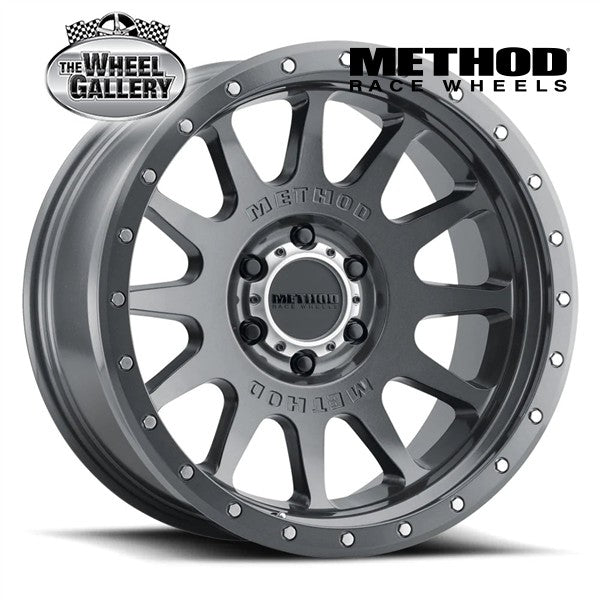 METHOD RACE WHEELS MR605 NV GLOSS TITANIUM 20x10 6/139.7  N24 WHEEL
