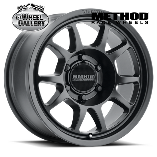 METHOD RACE WHEELS MR702 BEAD GRIP MATTE BLACK 15x7 5/100  P15 WHEEL