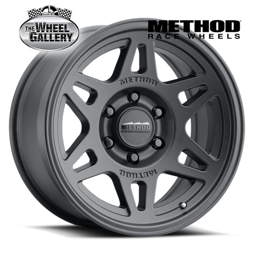 METHOD RACE WHEELS MR706 BEAD GRIP MATTE BLACK 17x7.5 6/130  P50 WHEEL