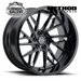METHOD RACE WHEELS MR801 GLOSS BLACK MILLED 20x10 6/135  P10 WHEEL