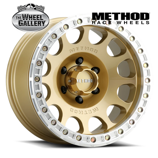 METHOD RACE WHEELS ZMR105 BEADLOCK MATTE BLACK 17x8.5 5/150  P0 WHEEL