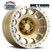 METHOD RACE WHEELS ZMR105 BEADLOCK MATTE BLACK 17x8.5 5/150  P0 WHEEL