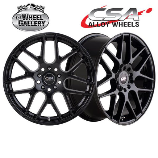 CSA MILAN GLOSS BLACK 16x6.5 4/100  P40 WHEEL