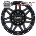 CSA RENEGADE TRAILER/CARAVAN SATIN BLACK 15x6.5 6/139.7  P0 WHEEL