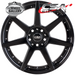 CSA HORNET GLOSS BLACK 15x6.5 4/100  P40 WHEEL