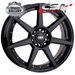 CSA HORNET GLOSS BLACK 15x6.5 4/100  P40 WHEEL