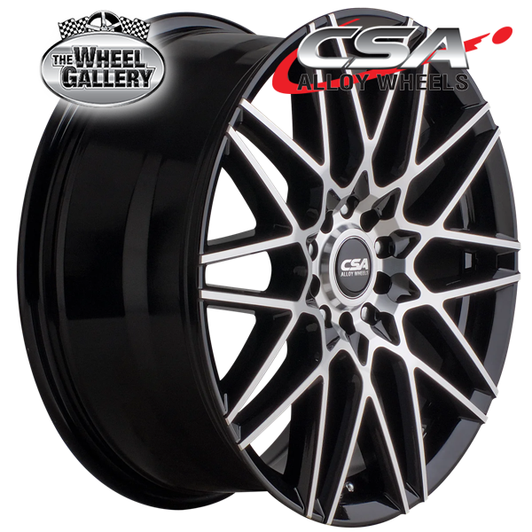 CSA HOTWIRE GLOSS BLACK 15x6 4/100  P40 WHEEL