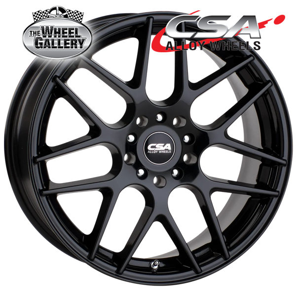CSA MILAN GLOSS BLACK 16x6.5 4/100  P40 WHEEL