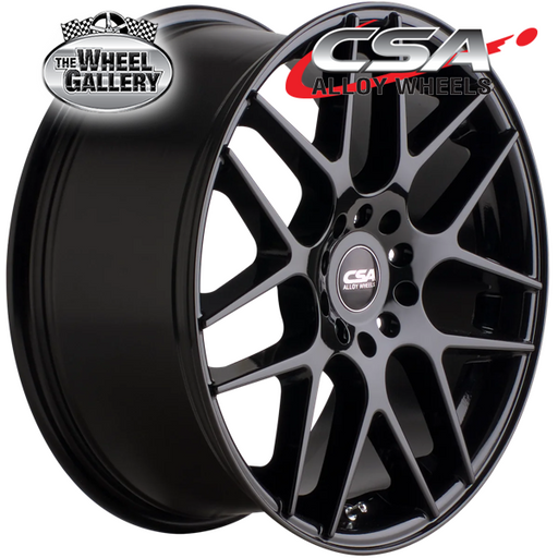 CSA MILAN GLOSS BLACK 16x6.5 4/100  P40 WHEEL