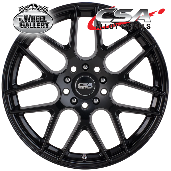 CSA MILAN GLOSS BLACK 16x6.5 4/100  P40 WHEEL