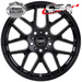CSA MILAN GLOSS BLACK 16x6.5 4/100  P40 WHEEL
